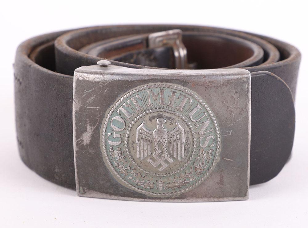 WW2 German Army Other Ranks Combat Belt and Buckle