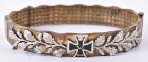 WW1 German Copper For Gold Woman&rsquo;s Bracelet