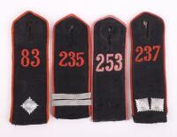 4x Third Reich Hitler Youth Shoulder Straps