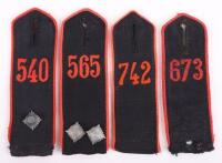 4x Third Reich Hitler Youth Shoulder Straps