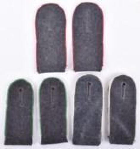 3x Pairs of WW2 German Luftwaffe Tunic Shoulder Boards