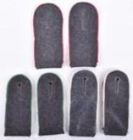 3x Pairs of WW2 German Luftwaffe Tunic Shoulder Boards