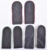 3x Pairs of WW2 German Luftwaffe Tunic Shoulder Boards