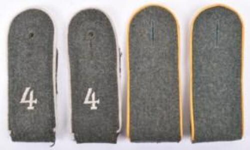 2x Pairs of WW2 German Army Tunic Shoulder Boards