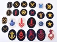 24x WW2 German Kriegsmarine Rank / Trade Badges