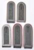 5x WW2 German Combat Tunic Shoulder Boards