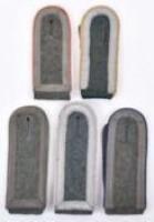 5x WW2 German Combat Tunic Shoulder Boards