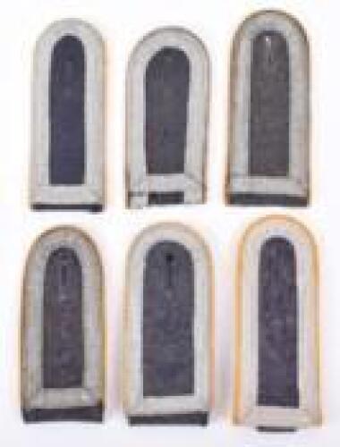 6x WW2 German Luftwaffe Flight Section / Fallschirmjager Shoulder Boards