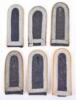 6x WW2 German Luftwaffe Flight Section / Fallschirmjager Shoulder Boards