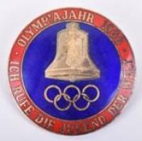 1936 Olympics Commemorative Badge