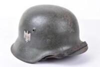 WW2 German Army M-42 Steel Combat Helmet
