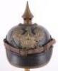 Rare Imperial German Other Ranks Pickelhaube for 3rd Battalion Infantry Regiment Nr 96 (Schwarzburg-Rudolstadt) - 2