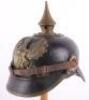 Rare Imperial German Other Ranks Pickelhaube for 3rd Battalion Infantry Regiment Nr 96 (Schwarzburg-Rudolstadt) - 3