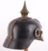 Rare Imperial German Other Ranks Pickelhaube for 3rd Battalion Infantry Regiment Nr 96 (Schwarzburg-Rudolstadt) - 7