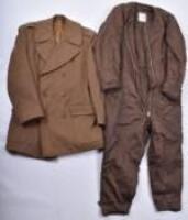 RAF Sidcot Flying Suit Inner and US Officers Coat
