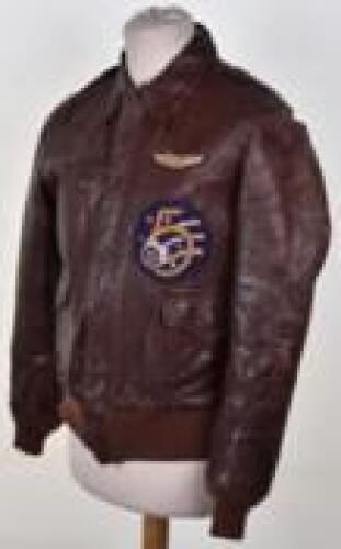 WW2 US Army Air Force A-2 Leather Flying Jacket