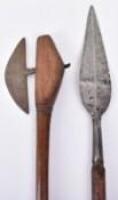 Zulu Battle Axe and Stabbing Spear