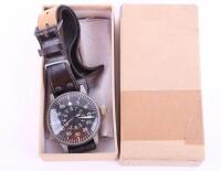 Rare WW2 German Luftwaffe Observers Watch by Lange & Sohne in Card Issue Box