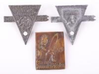 2x Third Reich SA (Sturmabteilung) Ski Competition Badges in Innsbruck 1939