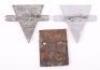 2x Third Reich SA (Sturmabteilung) Ski Competition Badges in Innsbruck 1939 - 3