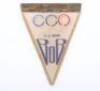 Rare Third Reich Era Berlin Winter Olympic Games Ticket Badge for Admittance to Bobsleigh Event on 9th February 1936