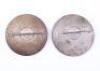2x Third Reich Period 1936 Winter Olympic Games Badges - 2