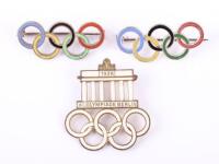 3x Third Reich Berlin 1936 Olympics Games Badges