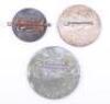 3x Third Reich Period 1936 Olympics Badges - 2
