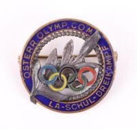 Scarce Austrian Olympic Committee 1936 Olympics Badge