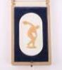 Deutsche Democratic Republic (D.D.R) Olympic Committee Meissen Plaque - 4