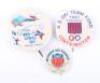 3x US Ski Team Celluloid Badges