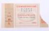 Original Ticket for 1936 Berlin Summer Olympics