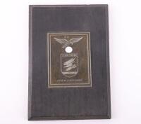 Third Reich Luftwaffe Kampfgeschwader 53 ‘Legion Condor‘ Plaque