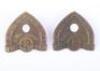 2x Third Reich Deutscher Skiverband (DSV) Youth Ski Day Event Badges