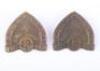 2x Third Reich Deutscher Skiverband (DSV) Youth Ski Day Event Badges - 2