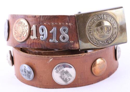 WW1 German Prussian Captured &lsquo;Hate Belt&rsquo;