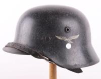 WW2 German Luftwaffe M-40 Steel Combat Helmet