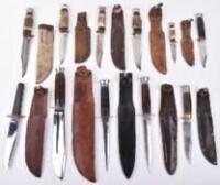 Collection of Sheath Knives