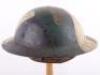 WW1 American 79th Infantry Division Camouflaged Steel Combat Helmet - 4