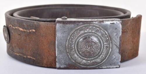 WW1 German Prussian Other Ranks “Hate” Belt