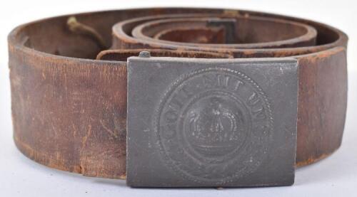 WW1 German Prussian Other Ranks “Hate” Belt