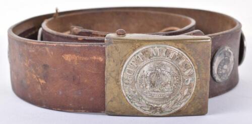 WW1 German Prussian Other Ranks “Hate” Belt