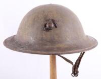 WW1 American M-1917 USMC Steel Combat Helmet