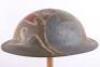 WW1 American M-1917 Camouflaged Steel Combat Helmet - 2