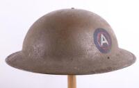 WW1 American M-1917 3rd Army Signal Corps Steel Combat Helmet Shell