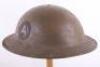 WW1 American M-1917 3rd Army Signal Corps Steel Combat Helmet Shell - 3