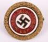 Third Reich NSDAP Gold Party Badge Pair - 8