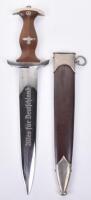 Rare Third Reich SA Dress Dagger with Full Ernst Rohm Inscription by Carl Eickhorn