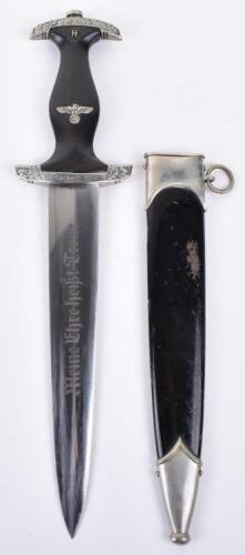 Rare Personalised Transitional SS Enlisted Mans Dress Dagger by Carl Eickhorn