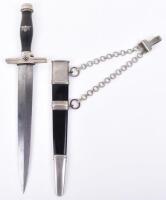 Third Reich Postschutz (Postal Protection) Dress Dagger by Paul Weyersburg